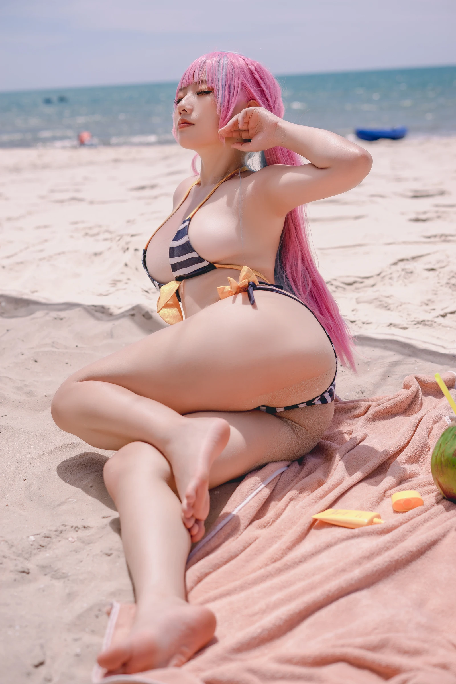 图片[6]-Messie Huang Aqua Bikini 34P-COS世界